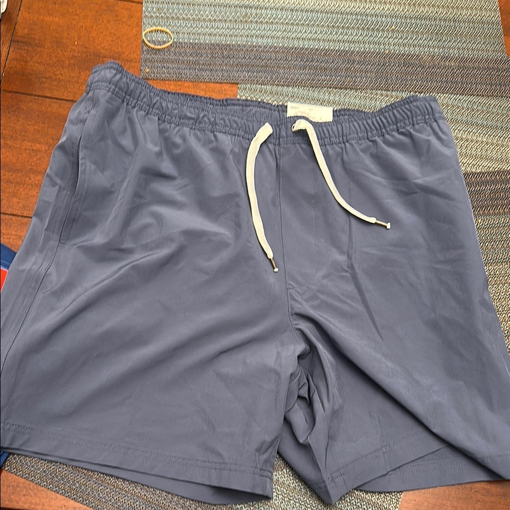 Men's Casual Gray Shorts with Drawstring